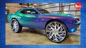 Customized Dodge Challenger Boasts MASSIVE 34-Inch Rims