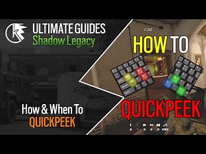 How To QUICK PEEK and Lean - 3 DIFFERENT Methods, Rainbow Six Siege