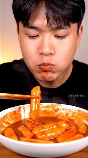 Tteokbokki ASMR | Adult Man | Fast & Realistic Eating Sounds#asmr #eating #viral