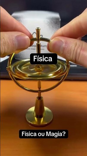 Física ou Magia? O equilíbrio impossível do Giroscópio ✨#shorts