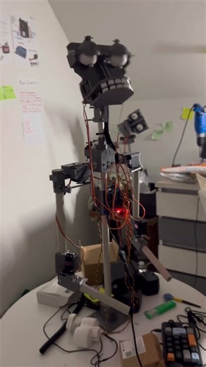 Testing a real animatronic #robot #animatronics #animatronictakover #anorrobotics #3dprinting