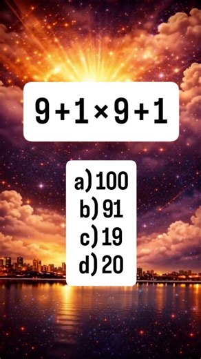 Can you solve it correctly ? Comment your answer below! Follow me for more math quizzes