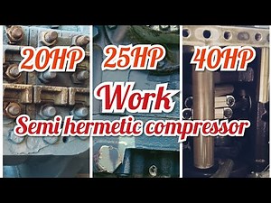Semi hermetic compressor rebuild/Semi hermetic compressor carrier/Compressor repair