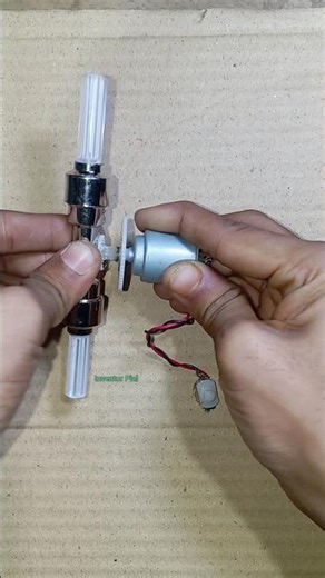 Powering Bicycle Tire Light Propeller With Vibration Dc Motor #project #tech #scienceproject