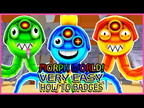 Roblox Update - How to get 3 Badges in Morph World [ WAR OF WORLDS TRIPODS ]