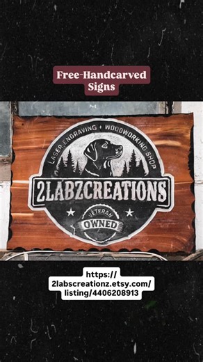 Click the link, save 20% off now on your order with SAVE20 https://2labscreationz.etsy.com/listing/4406208913 #freehandwoodsogns #nocnc #custommade #2labzcreations #veteranowned #woodsigns #woodwallart #freehand #carvingart #christmasgiftideas #christmasdecor #blackfridaydeals | 2Labz Creations