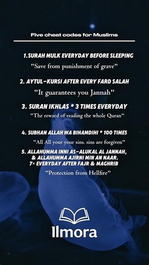 Five Cheat Codes Every Muslim Should Know 🕋