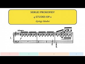Prokofiev, 4 Etudes, Op.2 (György Sándor)