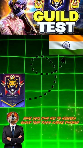 🇮🇳INDIA KEY BEST GUILD BANANE KA DAY-22📈#freefiremax#guildtest...