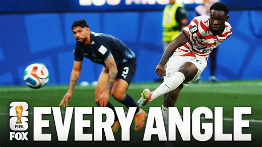 EVERY ANGLE of Folarin Balogun's first GOAL 🔥 United States vs Paraguay 2026 FIFA World Cup™