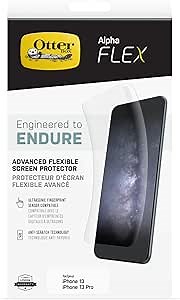 OtterBox Alpha Flex Screen Protector for iPhone 13 AND iPhone 13 Pro - CLEAR (GEN 2)
