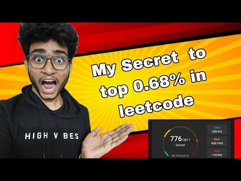 My Secret strategy💀 to react top 0.68% in leetcode 