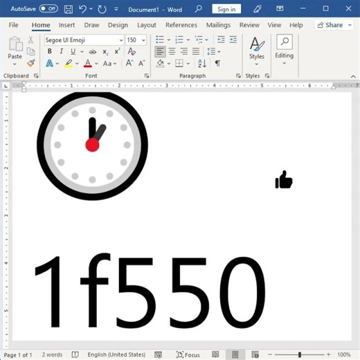MS Word Magic: Create Clock Symbol in Seconds! ⌚⚡