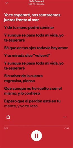 Yo Te Esperaré letra - Cali y El Dandee
