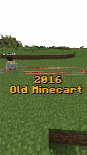 NEW vs OLD Minecraft Minecart Nostalgia
