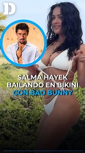 Salma Hayek bailó en traje de baño con Bad Bunny de fondo Salma Hayek sorprendió a todos bailando en bikini al ritmo de Bad Bunny para celebrar que estaría en la portada de la revista Sports Illustrated en México. #ElDiario #salmahayek #mexico #bikini #bailando #badbunny | El Diario Nueva York