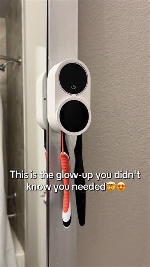 What’s the secret to my smile? A UV light sanitizer that works harder than I do💡🌟 #SmartSanitizing #GlowAndGo #UVMagic