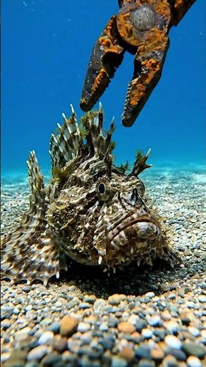 Perfectly Hidden Predator Revealed #fishkeeping #fishcapture #naturelover #fishinglife #fishing