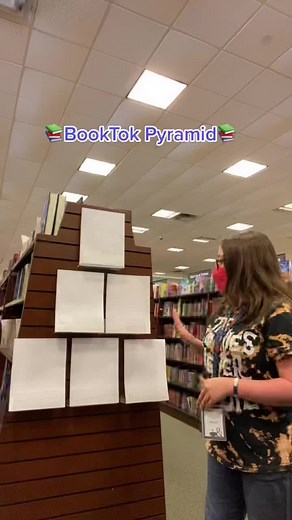 What would your #booktok pyramid look like?! #bn #barnesandnoble #reading #dancemoms #fyp #summer #reading #justjokes