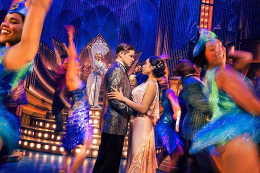 'The Great Gatsby' musical values spectacle over substance. Read EW's review.