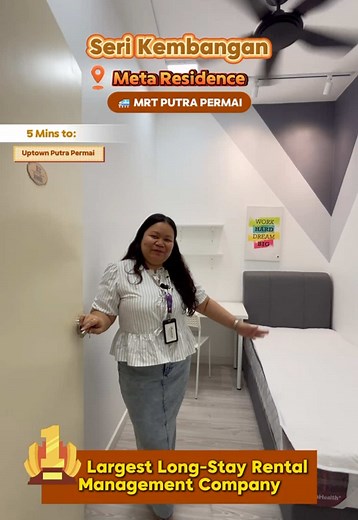 MRT PUTRA PERMAI 🫶🏻✨ Most convenient. Most Affordable. BEST co-living. #fyp #xyzabc #serikembangan #biliksewa #roomrent #lrt #mr #mrt #metacity