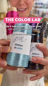 Welcome back to the Hobbii Color Lab! 🧪✨ This time we are getting extra festive with our new Hobbii Glitter and Party Deluxe yarns! Let's have a peek at what it looks like, when you mix our fluffy Friends Kid Silk with either Hobbii Glitter or Party Deluxe... Which combo is your favorite? 👇 💖✨ Friends Kid Silk in Rose (44) and Party Deluxe in Pink (18151) 🩷 Party Deluxe in Pink (18151) all by itself 💙✨ Friends Kid Silk in Sapphire (85) and Party Deluxe in Silver Black Mix (18155) or 🩵✨ Fri