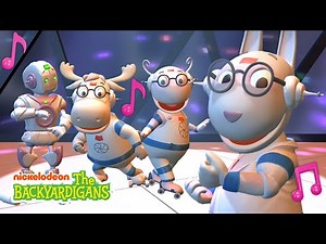 Austin Sings "Like a Robot!" w/ Tyrone & Uniqua & Tasha | The Backyardigans