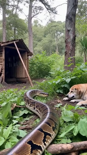 91K views · 266 reactions | Giant Python Attacks Sleeping Dog — The Terrifying Forest Encounter #PythonAttack #dogrescue | Roeun KH | Facebook