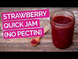 Strawberry Quick Jam Recipe (No Pectin)