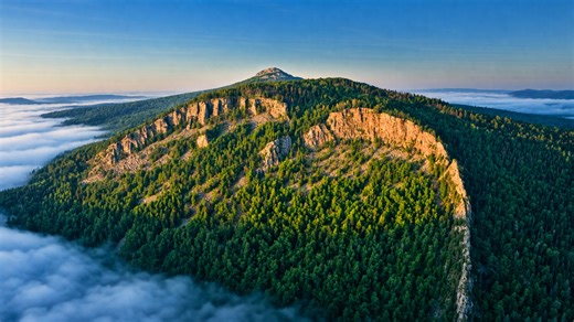The ridge line of one of the world’s oldest mountain ranges
