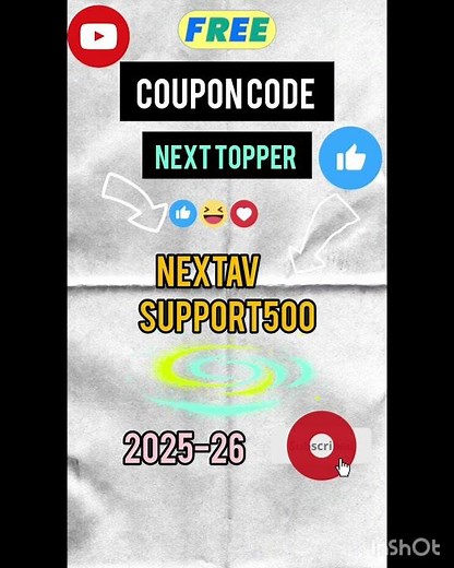 Next topper coupon code class 10 2025- 26 #nexttoppers #couponcode#class10 ‪@NextToppers23‬