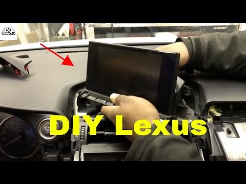 DIY How to Install second generation 10.25" android screen for Lexus NX