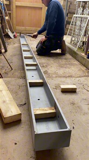 46K views · 270 reactions | Step-by-step how to nogging out a steel beam along with some humour. Hope you enjoy the video like and follow. Stay tuned. Ciao, Bella | Scott the Builder | Facebook