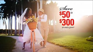 David's Bridal TV Commercial For Deisgner Gown Sale