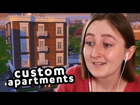 i built a custom apartment building in the sims