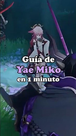 HOW TO USE YAE MIKO 🦊 (Build and equipment) #yaemiko #genshinimpact #hoyocreators #genshin