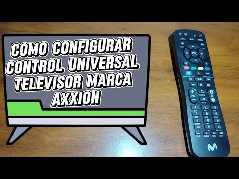 Código para TV AXXION. Control universal. 