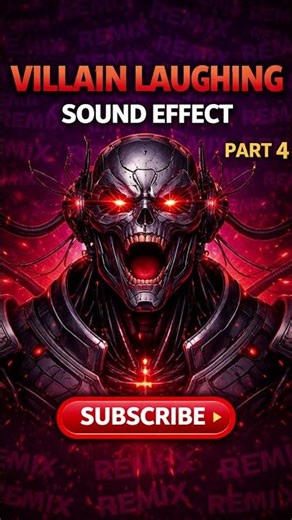 AI Villain Laugh Sound Effect 🤖 | Evil Robot Laugh SFX (Part 4)