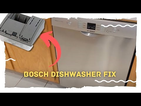 Bosch Dishwasher Detergent Dispenser Fix