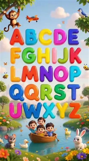 Abc viral song for kids #creatorsearchinsights #kidstiktok #learningabc #abckids #trendingvideo