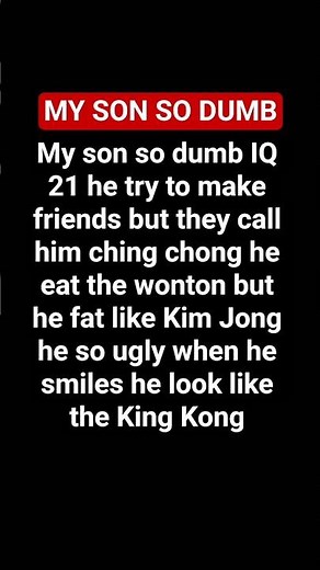 my son so dumb IQ 21 official lyrics