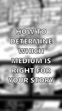 Which medium is right for your story #indieauthor #authortube #writingtips #writingcommunity #comics