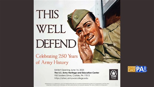 The U.S. Army Heritage and Education Center, or USAHEC, is part of the U.S. Army War College in Carlisle. It aims to educate through it's museum, library and collections. To mark the Army's 250th anniversary, the Center's presenting a special exhibition titled "This We'll Defend". Curator Molly Bompane and Julie Germany joined us in the studio this morning to tell us all about it. | Good Day PA on ABC27 | Facebook