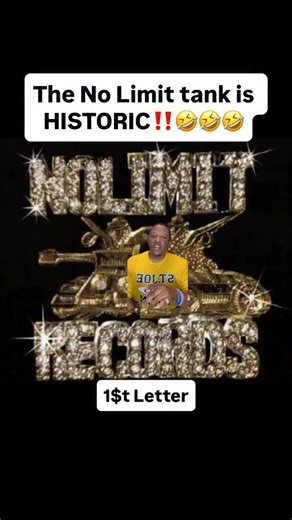 The No Limit tank is HISTORIC‼️🤣🤣🤣 @masterp #masterp #nolimitrecords #nolimit #flashback #flashbackfriday | 1$t Letter
