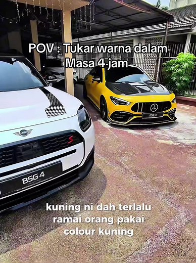 Tukar Warna Kereta Mercedes CLA 180: Sebelum atau Selepas Keramaian?