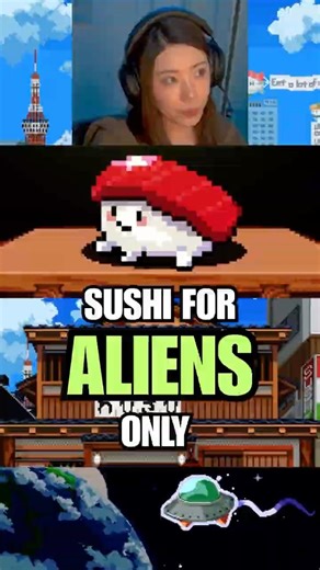 I am served as a Sushi to Aliens👽🍣