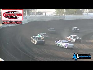 Dakota State Fair Speedway WISSOTA Street Stock Heats (8/22/20)