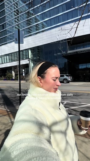 Enjoying Winter Walks with a Warm Cappuccino