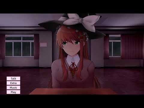 Monika After Story monika Worried and Crying
