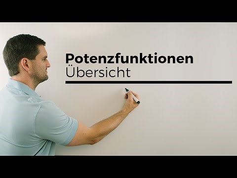 Potenzfunktionen Übersicht, Basis, Exponent, Verlauf | Mathe by Daniel Jung
